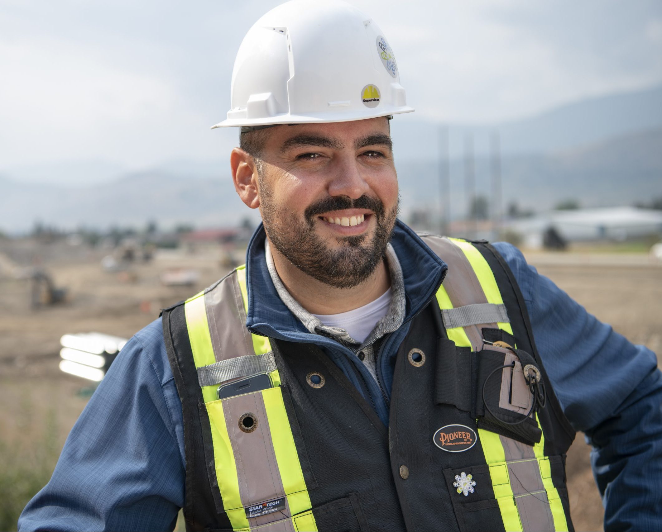 A picture of British Columbia Infrastructure Benefits employee named Duncan Telford smiling