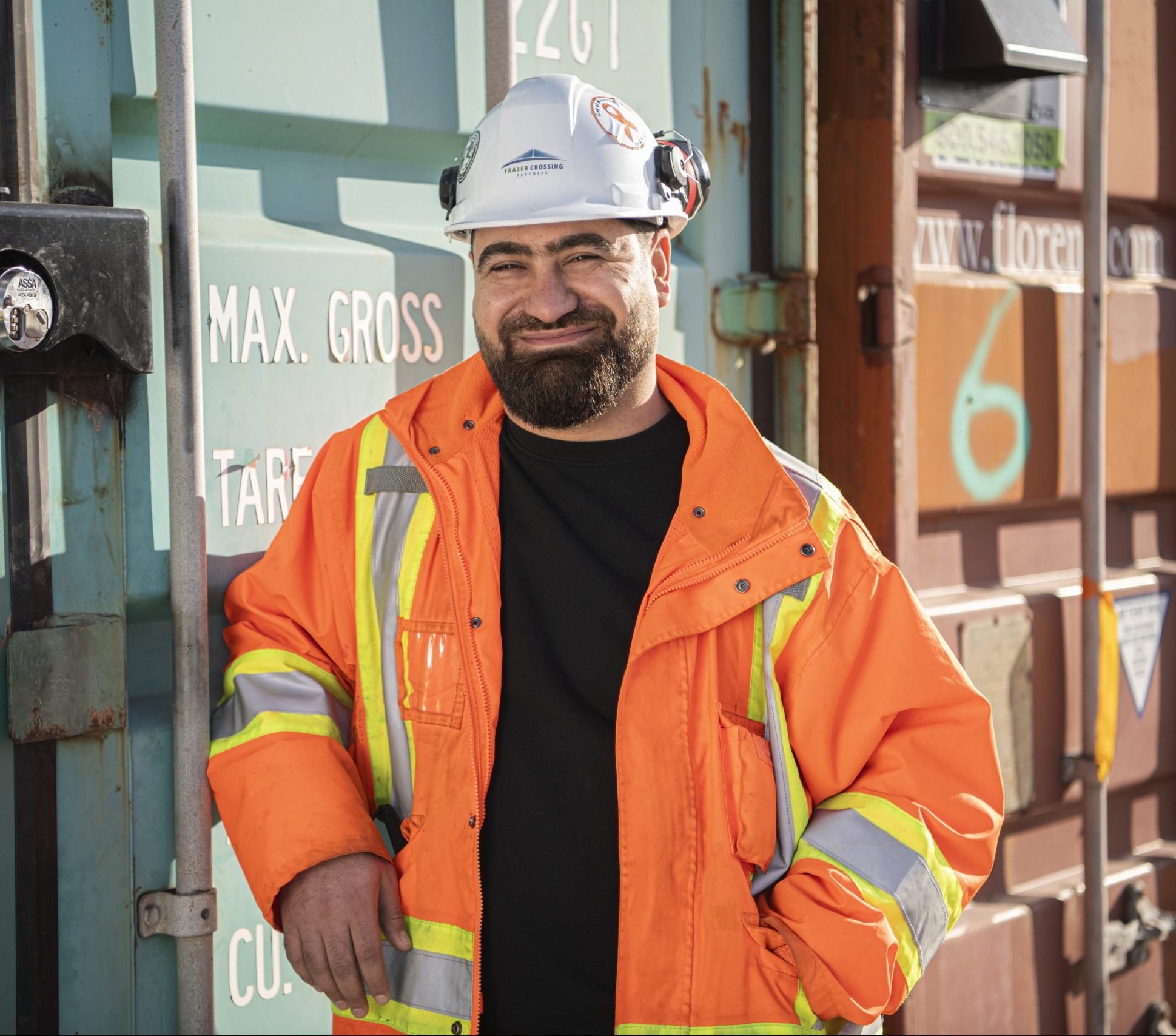 A picture of British Columbia Infrastructure Benefits employee named Mohammad Saleh smiling