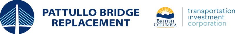 An image of the Pattullo Bridge Replacement Project Logo